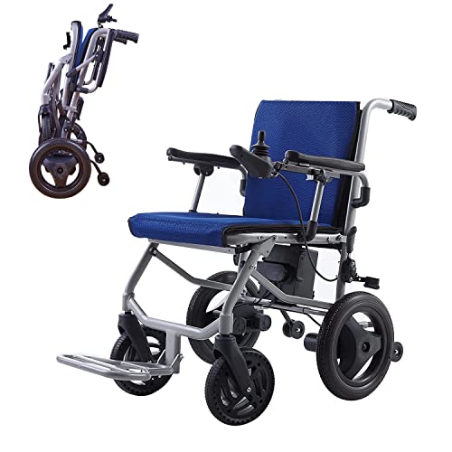 Culver Mobility Kano Electric Wheelchair - Blue, Foldable, Lightweigh