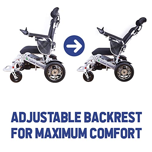 Culver Shawk Electric Wheelchair - Foldable, Lightweight, All-Terrain