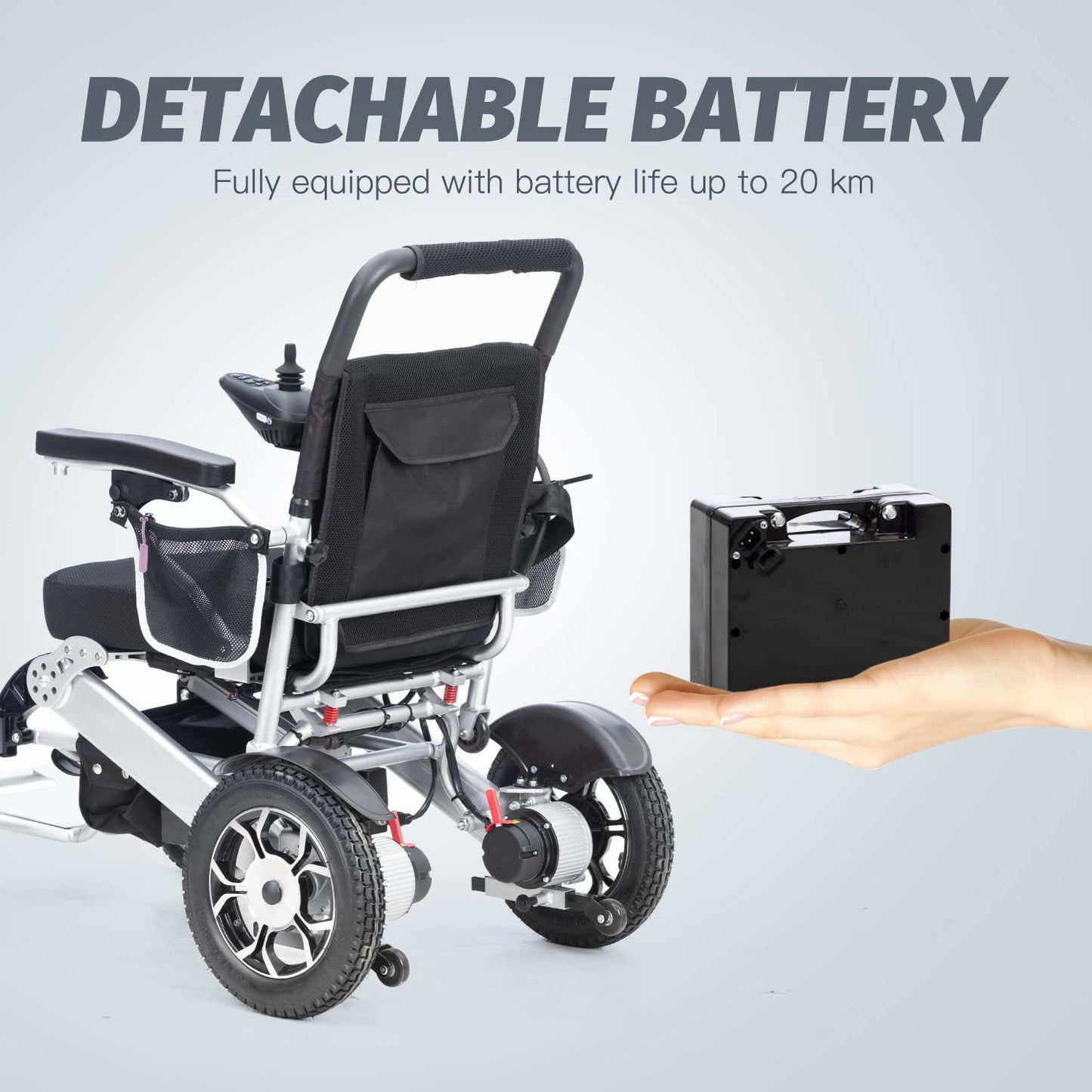 Culver Mobility Wolf XL Electric Wheelchair - All Terrain, Foldable