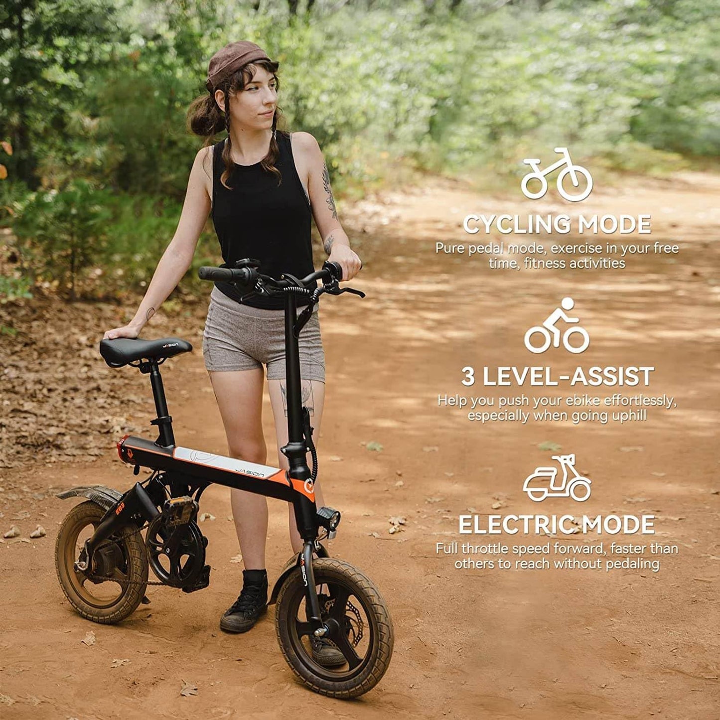 Jasion EB3 Electric Bike for Adults