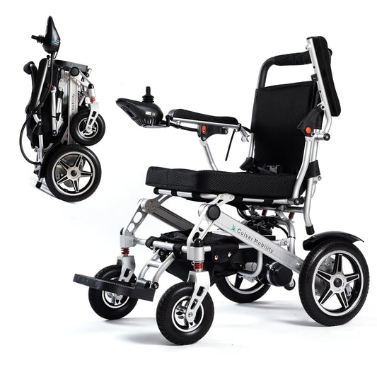 Culver Mobility Rager Compact Electric Wheelchair - Lightweight, Foldable