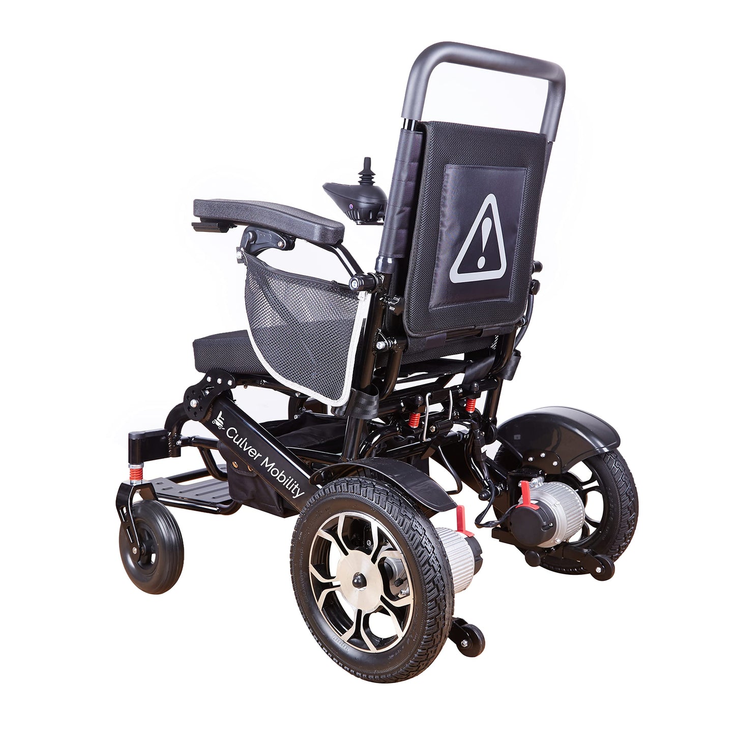 Culver Mobility Wolf Electric Wheelchair - Black, All-Terrain, Foldable