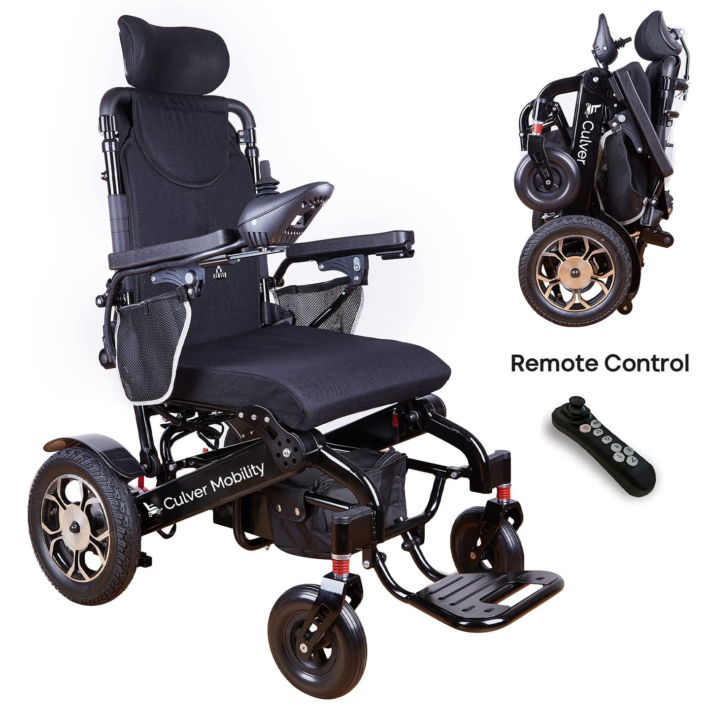 Culver Shawk Electric Wheelchair - Foldable, All-Terrain