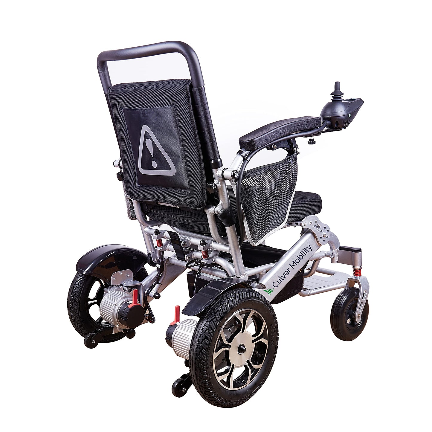 Culver Mobility Wolf XL Electric Wheelchair - Foldable, Lightweight, Grey