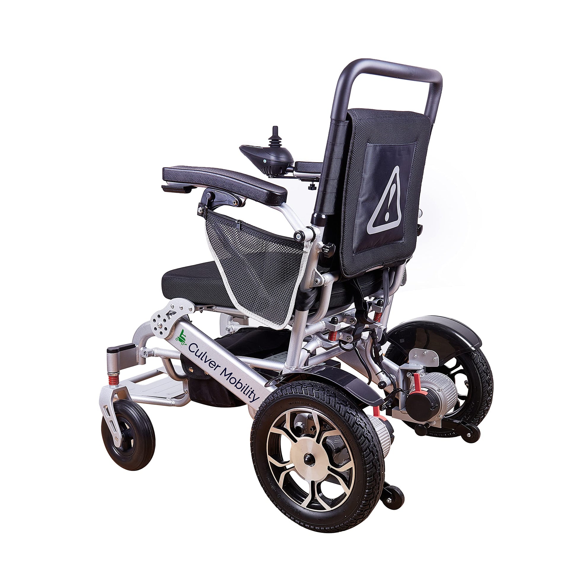 Culver Mobility Wolf XL Electric Wheelchair - Foldable, Lightweight, Grey