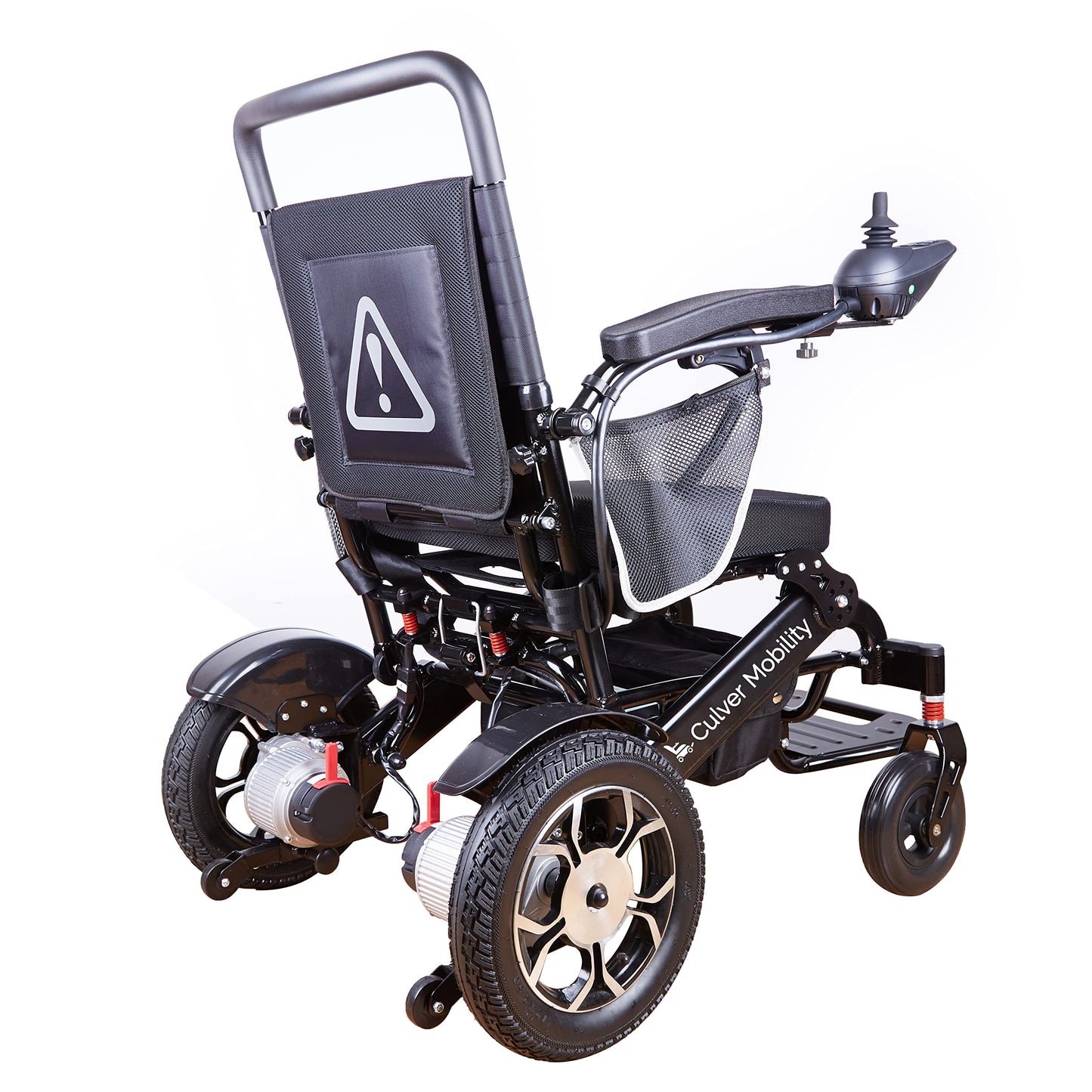 Culver Mobility Wolf Electric Wheelchair - Black, All-Terrain, Foldable